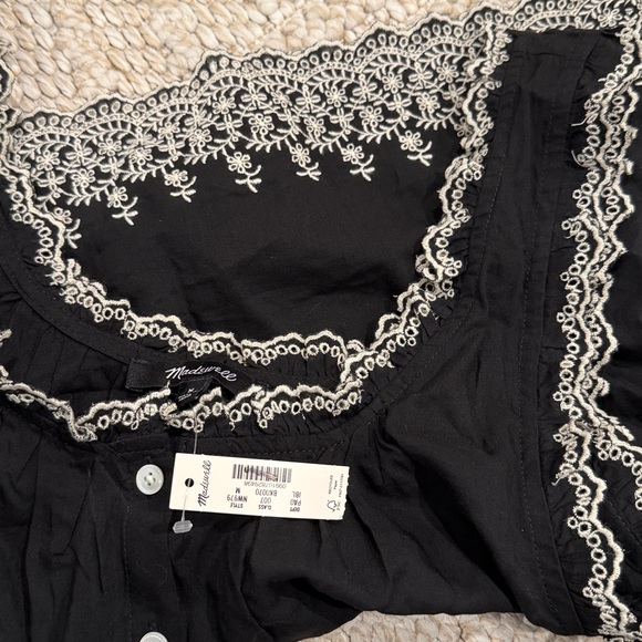 Madewell Embroidered Scalloped Tank - Picture 7 of 7